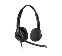 HP Poly Mission 425 USB C-A Duo Cuffie stereo USB con connessione USB-C e adattatore USB-A, microfono con cancellazione del rumore e audio a banda