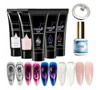 Poly Nail Gel Kit - 5 Colors Multipurpose Long Lasting