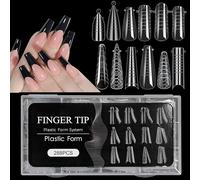 Poly Nails Gels Duals Forms Extension Stampo Copri Pieni Coperture Falsi Acrilici Unghia Per Poly Ballerinas Somma Siet Stampo Per Builder