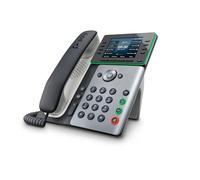 Poly (Plantronics + Polycom) Telefoni IP Desktop Poly Edge E350 (Plantronics + Polycom), Facile da installare con Wi, Fi Incluso, Tasti a 8 linee che supportano fino a 32 linee