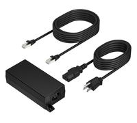 Poly PoE++ 65W 2.5G Adapter with 3.66m CAT6A Cable and Power Cord adattatore e invertitore Interno Nero NEW
