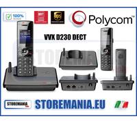 Poly - POLYCOM Voice VVX D230 DECT IP PHONE KIT EU/UK ALIMENTATORE EU/UK