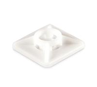 POLY POOL - 20 SUPPORTI ADESIVI PER FASCETTE CON LARGHEZZA MASSIMA DI 4,8 MM ...