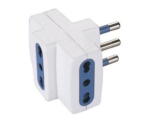 Poly Pool Adattatore Universale Tipo L Blu e Bianco