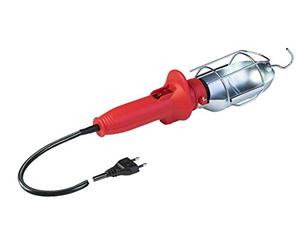 Poly Pool PP0049 Lampada Portatile da Lavoro per uso in Garage, Cantina, Officina, Cantiere con interruttore e 5 m di Cavo