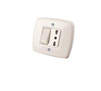 Poly Pool PP0142X Deviatore 10A + presa biv 10/16A incasso sc. tonda