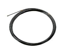 POLY POOL - PP0220 Sonda Passacavi ø 4mm - Sonda Elettricista Professionale 10 metri in Nylon Perlon - Sonda Passacavi con Codolo Flessibile, Guidacurve, Terminale a Occhiello