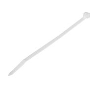 Poly Pool PP0308 Set di 100 fascette per cablaggi all'interno di apparecchiature elettriche, 2.5 mm x 100 mm, diametro di serraggio da 2 a mm, Bianco