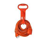 Poly Pool PP0379.10 Prolunga Da Giardino Spina Grande 16 A Presa Pluristandard Sezione Cavo 3 x 1,5 mm² Arancio 10 Meter