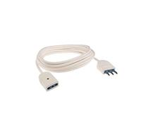 Poly Pool PP0385S Prolunga 5 m, Spina 16 A e Presa Bivalente, Bianco