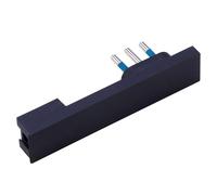 POLY POOL - PP0416.1X Spina SpazioZero Piccola 10A Extra Piatta Salvaspazio Made in Italy Nera