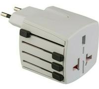 Poly Pool PP0430 Adattatore Universale da Viaggio Presa Spina 250V Fusibile 10A