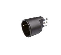 Poly Pool PP0433.1S Adattatore con Spina, Nero, Taglia Unica