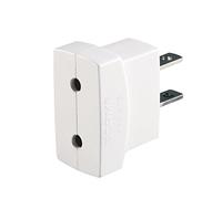 POLY POOL - PP0435Q Adattatore da Viaggio Europe To USA Smart e Compatto - Adattatore da Viaggio con Spina American 10A e Presa Italiana 10A 2P+T