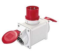 Poly Pool PP0643X Adattatore Doppio con Spina e 2 Prese IEC309