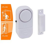 Poly Pool PP1440 Rilevatore di Presenza Intrusione Coppia di Sensori Magnetici Allarme Per Porte e Finestre a Batteria Bianco