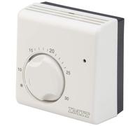 POLY POOL | PP1461 Termostato Ambientale Elettromeccanico 230V - Campo Regolazione +5°C/+30°C - da Parete Funzione Antigelo e Segnale Luminoso per Caldaia