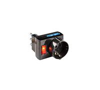 Poly Pool PP2382.1 Adattatore 16 A, Nero, Salvaspazio Grande
