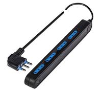 Poly Pool PP2520.2 Presa Multipla SPAZIOZERO Con 4 Prese 10 A Piccole 1,5 m Cavo Nera