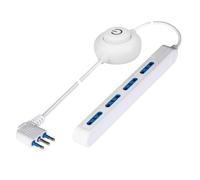 Poly Pool PP2523 Presa Multipla SPAZIOZERO con Pedale, Spina 16 A Grande E 4 Prese Bivalenti 2 m cavo Bianca