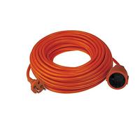 Poly Pool PP2631 Prolunga Da Giardino 15 Metri Spina e Presa 16A 2Poli Standard Tedesco Sezione Cavo 2 x 1,5 mm² Arancio