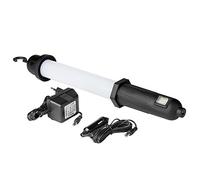 POLY POOL - PP3160 Torcia LED Da Lavoro con Luce 110lm e Gancio Girevole a 360°- Lampada Portatile Ideale per Lavoro Officina con Spina Accendisigari per Auto - Lampada Emergenza Ricaricabile