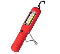 POLY POOL - PP3161 Torcia LED Da Lavoro con Luce Ultra Led COB 3W 200lm e Gancio Girevole - Lampada Portatile Ideale per Lavoro Officina con Clip Magnetica per Fissaggio - Lampada Emergenza a Batteria