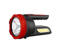 POLY POOL - PP3172 Torcia Lanterna Faro LED Portatile 5 W - Torcia Ricaricabile Alta Luminosità 350 Lumen Con Comoda Impugnatura Regolabile - Lampada da Lavoro LED Ricaricabile