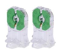 Poly Pool PP3431Q n.2 portalampada 2A 250V, bianco