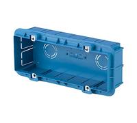 Poly Pool PP8131 Scatola di Derivazione da Incasso per Installazioni in Muratura, Massimo 6 Moduli, Rettangolare, Blu