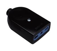 Poly Pool Presa Elettrica Tipo L Nero 1 Pz 16 A 250 V