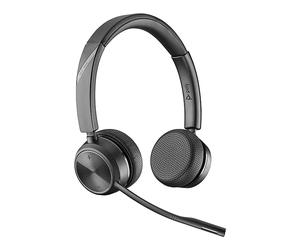 POLY Savi 7220 Office Binaural DECT 1880-1900 MHz Headset CUFFIE, Nero