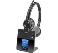 Poly Savi 8420 Office - Savi 8400 Series - Cuffie on-ear - DECT/Bluetooth - senza fili - Cancellazione attiva del rumore - Nero - Certificate per Microsoft Teams