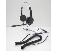 Poly SP12-QD Cuffie Stereo per Più Telefoni Con RJ9 Cuffie Jack