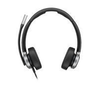 POLY stereo cablate USB Mission 625 CUFFIE, Nero