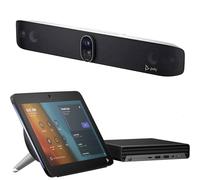 Poly Studio G9 Plus + Studio V72 Barra video 4K a doppio sensore, tablet touch e mini-PC HP per sale di grandi dimensioni: trasforma rapidamente i