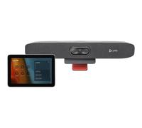 POLY Studio Small Room Kit for MS Teams: Studio R30 USB Video Bar with GC8 [ABB] server video (HP POLY STUDIO FOCUS ROOM KIT -