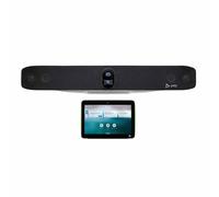 Poly Studio X72 + Poly TC10 Soluzione di videoconferenza per sale di grandi dimensioni con barra video 4K, intelligenza artificiale e controllo touch