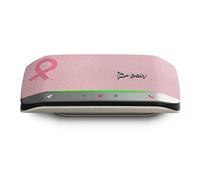 Poly - Sync 20 USB-A Rosa Personal Bluetooth Smart Speakerphone (Plantronics) - Collegamento al telefono cellulare tramite Bluetooth, PC/Mac tramite cavo USB-A incluso - Funziona con i team, Zoom