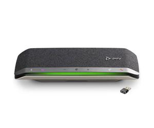 Poly Sync 40 + con Dongle BT600 USB Teams Soluzione audio pratica e potente con doppia connessione USB e Bluetooth: ideale per accompagnarti in