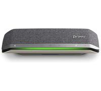 Poly SYNC 40 Smart Speakerphone - USB-A/USB-C, Bluetooth, array di tre microfoni orientabili, audio Full Duplex, IP64, fino a 30 ore di durata della batteria, controlli sui dispositivi, riduzione del