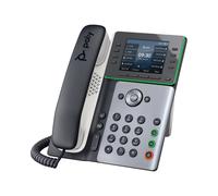 Poly Telefono IP Edge E320 abilitato per PoE IP Phone Nero Cornetta 82M88AA