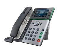 Poly Telefono IP Edge E350 abilitato per PoE IP Phone Nero Cornetta 82M89AA