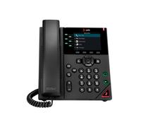 Poly Telefono IP VVX 350 a 6 linee abilitato per PoE IP Phone Nero 89B68AA