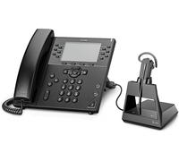 POLY Voyager 4245-M Office Headset +USB-A to Micro USB Cable CUFFIE BLUETOOTH, Nero