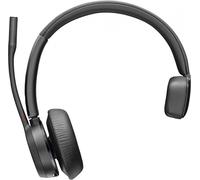 Auricolari Poly Voyager 4310-M Wireless Bluetooth USB-C con microfono e supporto di ricarica