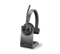Poly Auricolare wireless Voyager 4310 UC + LS USB tipo A – Bluetooth, Base di ricarica, Nero
