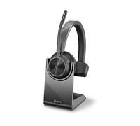 POLY - AUDIO - POLY Voyager 4310 UC Auricolare Wireless A Padiglione Ufficio USB tipo-C Bluetooth Base di ricarica Nero - SPEDIZIONE GRATUITA