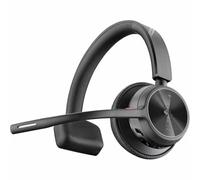 Poly - Voyager 4310 UC Wireless Headset (Plantronics) - Cuffia monoauricolare - Si collega a PC/Mac con adattatore Bluetooth USB-A e a telefoni cellulari tramite Bluetooth di più