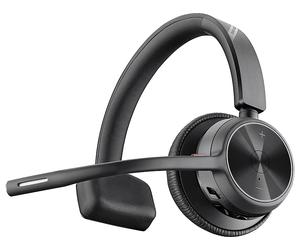 POLY Voyager 4310 USB-A Headset +BT700 dongle CUFFIE, Nero